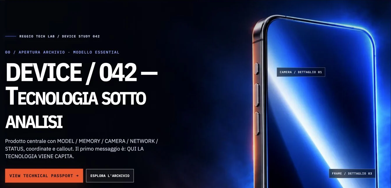 Il progetto dimostrativo Reggio Tech Lab