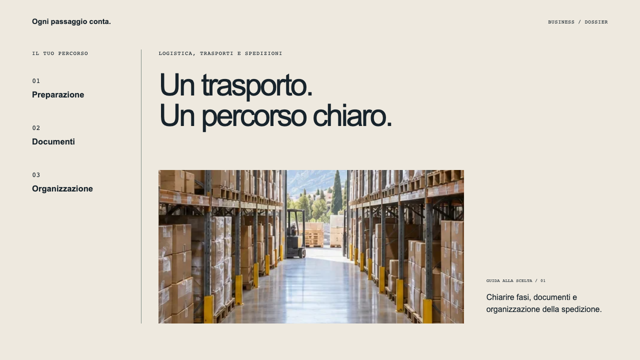 Composizione illustrativa Business: Logistica, trasporti e spedizioni