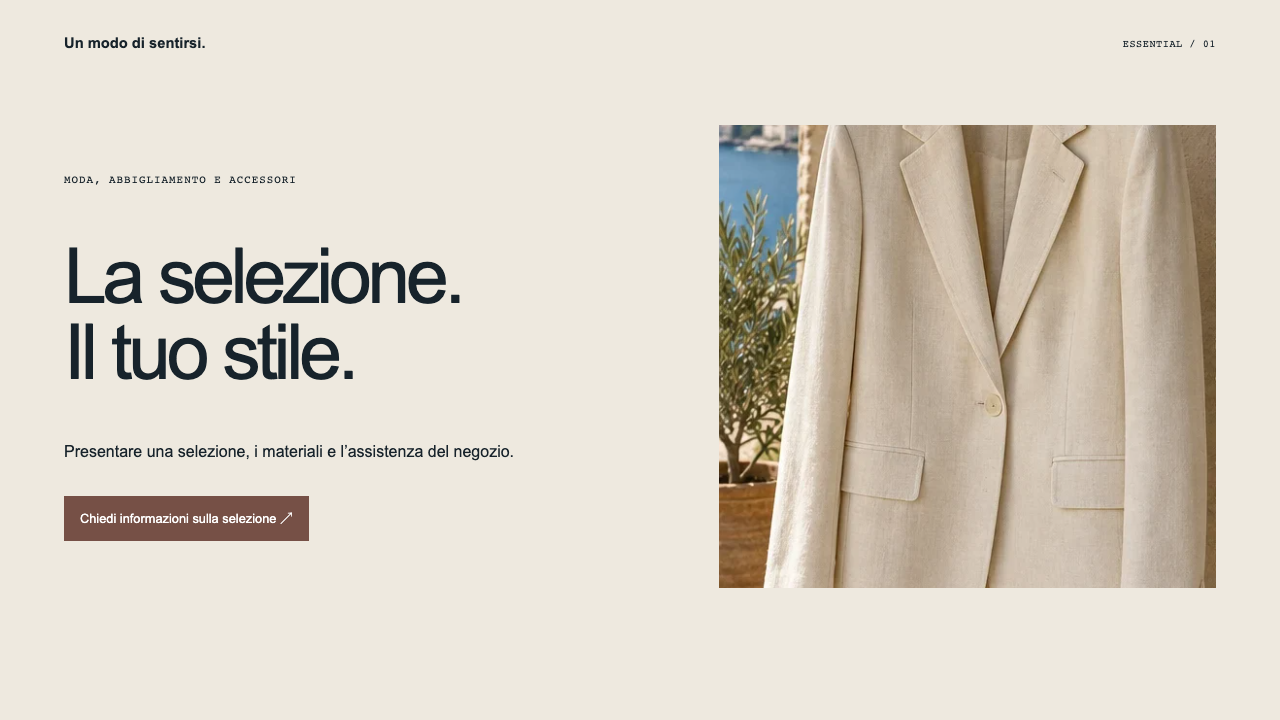 Composizione illustrativa Essential: Moda, abbigliamento e accessori