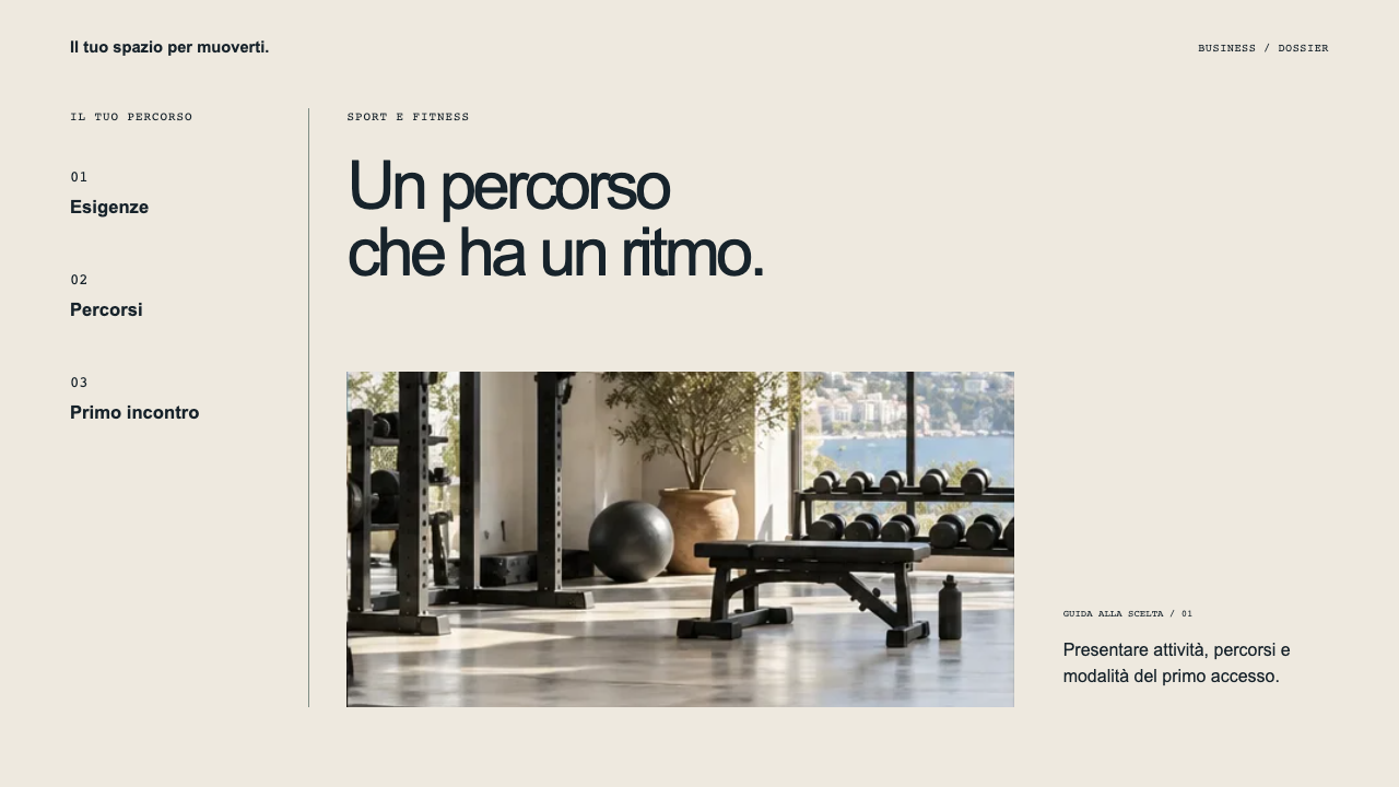 Composizione illustrativa Business: Sport e fitness